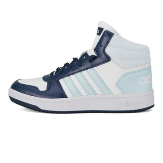 阿迪达斯adidas neo阿迪休闲2020女子HOOPS 2.0 MID篮球休闲鞋G55055