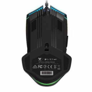 RAPOO 雷柏 V52PRO键盘+V20PRO鼠标 有线键鼠套装 黑色