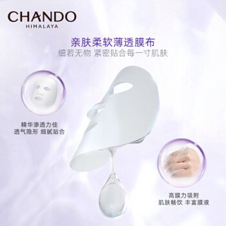 CHANDO 自然堂 凝时鲜颜冰肌水面膜 5片