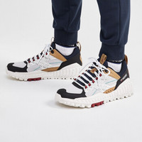 Skechers斯凯奇官方威神V同款户外休闲运动鞋男子厚底老爹鞋怪兽鞋 666131 白色/海军蓝色/666131-WNV 41