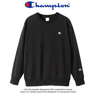 Champion 冠军卫衣情侣秋冬百搭圆领长袖运动卫衣潮牌超火套头男女同款