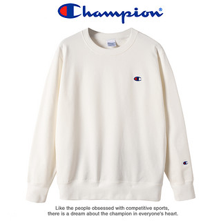 Champion 冠军卫衣情侣秋冬百搭圆领长袖运动卫衣潮牌超火套头男女同款