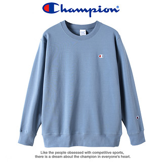 Champion 冠军卫衣情侣秋冬百搭圆领长袖运动卫衣潮牌超火套头男女同款