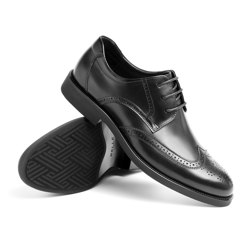 21日0点双11预售belle百丽10609cm0男士商务正装皮鞋