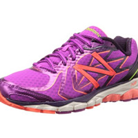 new balance 1080系列 W1080V4 女士跑鞋  W1080PY4 紫色/黄色 36.5