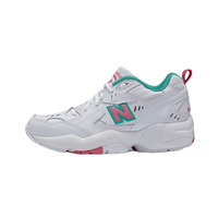 new balance 608系列 女士休闲运动鞋 WX608RB1 白色/黑色 35