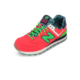 new balance 574系列 女士跑鞋 WL574ILC 红色 37