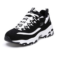 SKECHERS 斯凯奇 D'Lites 女士休闲运动鞋 66666125/BLK 黑色 36