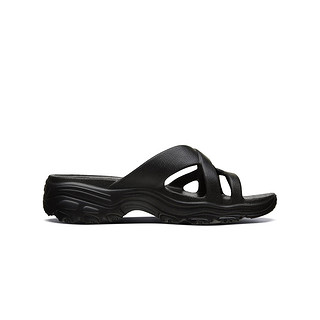 SKECHERS 斯凯奇 D'lites Sandal 女士拖鞋 31693/BBK  全黑色 37