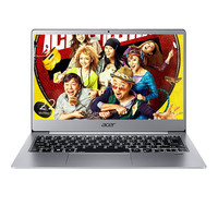 acer 宏碁 蜂鸟 Swift3 八代酷睿版 13.3英寸 轻薄本 银色(酷睿i3-8130U、核芯显卡、4GB、512GB SSD、1080P、IPS)
