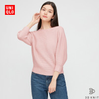 优衣库 UNIQLO 优衣库 432958 女士七分袖针织衫