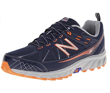 new balance 610系列 MT610V4 男士越野跑鞋 MT580MBK 蓝色/橘色 40.5