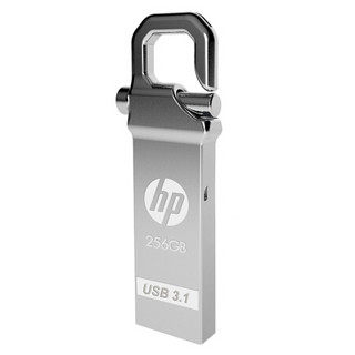 惠普（HP）256GB USB3.1 U盘 x750w 金属黑 (个性化自定义定制版金属优盘)