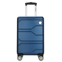 Diplomat 外交官 商务万向轮拉杆箱旅行箱TSA密码箱行李箱 TC-6903蓝色24英寸