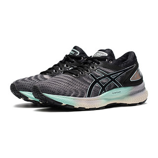 ASICS 亚瑟士 Gel-nimbus 22 Lite 女子跑鞋 1012A667-001 黑灰色 35.5