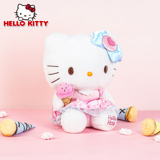 hello kitty凯蒂猫毛绒公仔 玩具 冰淇淋系列 长毛绒玩偶 礼物