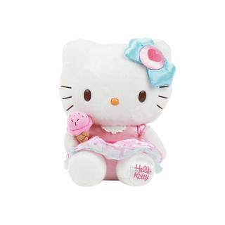hello kitty凯蒂猫毛绒公仔 玩具 冰淇淋系列 长毛绒玩偶 礼物