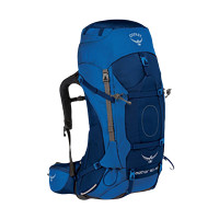 OSPREY ARIEL精灵系列 旅行背包 10000688 蓝色 蓝色60L（防雨罩版） M