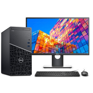 DELL 戴尔 成铭 3990 21.5英寸 商务台式机 黑色 ( 酷睿i3-10100、核芯显卡、8GB、512GB SSD、风冷)