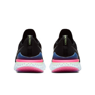 NIKE 耐克 Epic React Flyknit 2 男士跑鞋 BQ8928-003 首发黑蓝 41