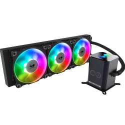 IN WIN 迎广 SR36Pro 一体式CPU水冷散热器 (ARGB主板同步/双涡轮/静音/支持Intel/AMD CPU)