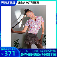 Urban Outfitters 女士碎花修身短款连衣裙