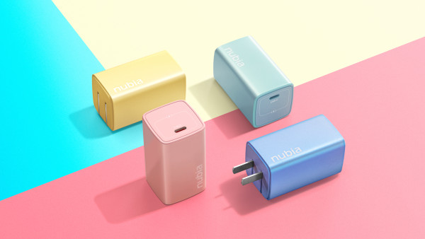 nubia 努比亚 Candy多彩系列 GaN 氮化镓充电器 65W + 100W C-C数据线