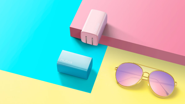 nubia 努比亚 Candy多彩系列 GaN 氮化镓充电器 65W + 100W C-C数据线