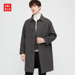 优衣库 UNIQLO 优衣库 431966 男士插肩袖大衣