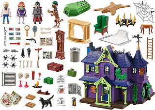 playmobil 摩比世界 70361 SCOOBY-DOO！在鬼屋里冒险