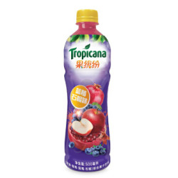 果缤纷 蓝莓石榴味 果汁饮料 500ml*15瓶 整箱装 百事出品 *2件