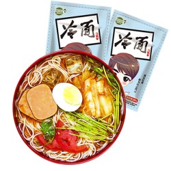 奥斯托马 朝鲜延吉正宗小麦荞麦大冷面 380g *2件