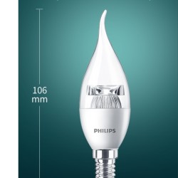 PHILIPS 飞利浦 led尖泡拉尾小灯泡 3w