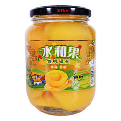 黄桃罐头大瓶水果罐头水果一箱多规格可选 黄桃罐头510gX2瓶