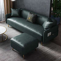 北欧小户型科技布沙发轻奢布艺沙发客厅意式双人三人位现代简约