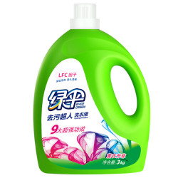 EVER GREEN 绿伞 深层洁净洗衣液 3kg *4件