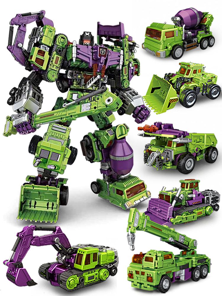 陆霸w8653nbk绿色大力神6合体套装40cm