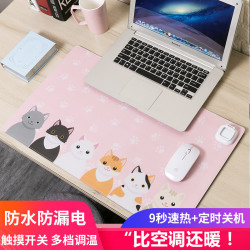 锁边可爱女生加厚鼠标垫
