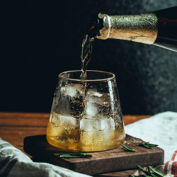 ins创意网红日式富士山玻璃杯