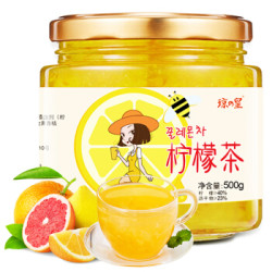 琼皇蜂蜜柠檬茶500g/瓶 冲调饮品果汁酱韩国风味水果茶饮料 *3件