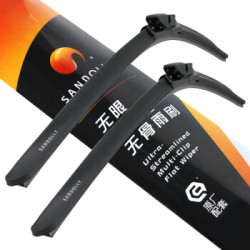 山多力(Sandolly)专用无骨雨刮器/雨刷器24/19(大众迈腾/速腾11前/尚酷/斯柯达野帝) *2件