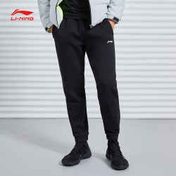 LI-NING 李宁 AKLQA37 男款加绒运动裤