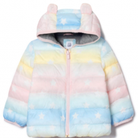 Gap 盖璞 348780 儿童保暖渐变色棉服 348780 浅粉色 90cm