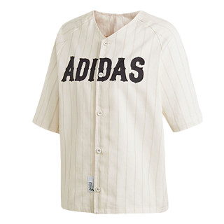 adidas Originals BASEBALL JERSEY 女士运动T恤 DU9895 米白色 M