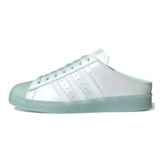 adidas Originals Superstar 女士运动板鞋 FX2755 冰绿/半跟 36