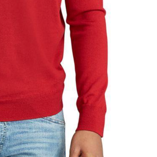 拉夫劳伦RALPH LAUREN 拉尔夫·劳伦 男士可水洗圆领长袖羊毛衫 Red M