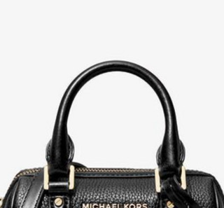 MICHAEL KORS 迈克·科尔斯 Bedford Legacy系列女士真皮拉链手提斜挎包 Black超小号