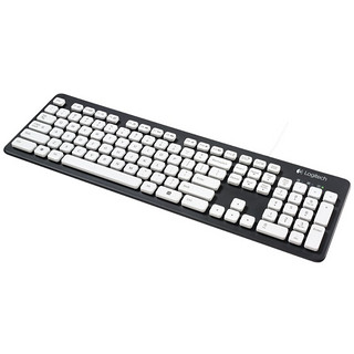 logitech 罗技 K310 有线薄膜键盘 黑色 无光