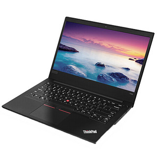 ThinkPad 思考本 E480 14.0英寸 轻薄本 黑色(酷睿i7-8550U、RX550、8GB、128GB SSD+1TB HDD、1080P、20KN001ACD)