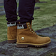 Timberland添柏岚男鞋新款LOGO休闲户外经典6寸靴|A1TUU A1TUUW/小麦色 40